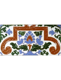 Azulejo Sevillano relieve MZ-053-00A