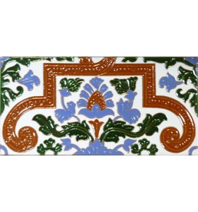 Faïence sévillan relief MZ-053-00A