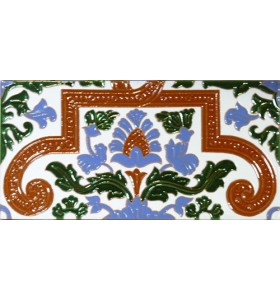 Azulejo Sevillano relieve MZ-053-00A