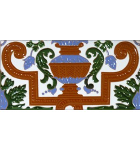 Azulejo Sevillano relieve MZ-053-00B