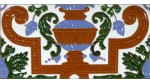 Azulejo Sevillano relieve MZ-053-00B