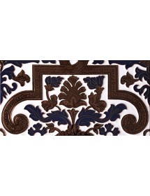 Sevillian relief copper tile MZ-053-941A