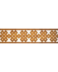 Arabian relief copper tiles MZ-025-91, Handmade in Seville