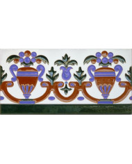 Sevillian relief tile MZ-027-00, Handmade in Seville