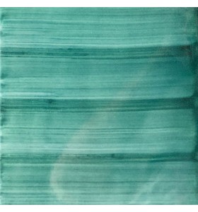 Azulejo pincelado verde tinta