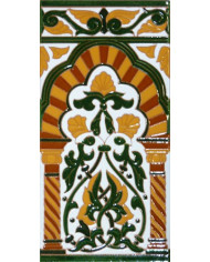 Faïence sévillan relief MZ-030-01