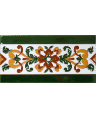 Sevillian relief tile MZ-033-01, Handmade in Seville