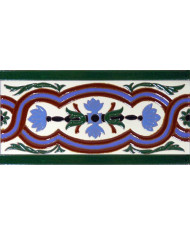 Sevillian relief tile MZ-056-00, Handmade in Seville