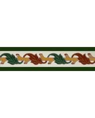 Sevillian relief tile MZ-057-01, Handmade in Seville