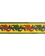 Sevillian relief tile MZ-057-03, Handmade in Seville