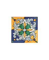Tile 02AS-FERIA15AZ, Handmade in Seville