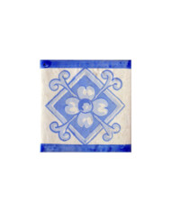 Azulejo 02AS-FLORENSA10CE, Pintado a Mano en Sevilla