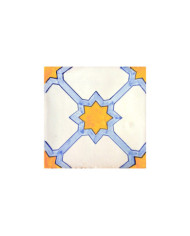 Azulejo 02AS-XAUEN15AZ, Pintado a Mano en Sevilla