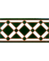 Sevillian relief tile MZ-009-21, Handmade in Seville