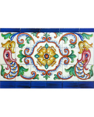 Skirting board 02AS-AZALEA15ZO, Handmade in Seville