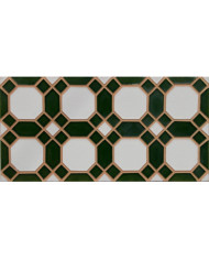 Relief Arabian tile MZ-003-12, Handmade in Seville
