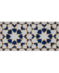 Relief Arabian tile MZ-007-14, Handmade in Seville