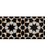 Relief Arabian tile MZ-007-51, Handmade in Seville