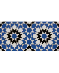 Relief Arabian tile MZ-013-451, Handmade in Seville