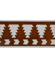 Relief Arabian tile MZ-019-31, Handmade in Seville