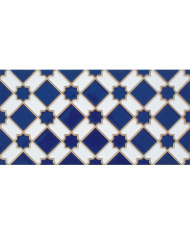 Relief Arabian tile MZ-001-41, Handmade in Seville MZ-001-41