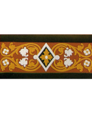 Sevillian relief tile MZ-034-02, Handmade in Seville