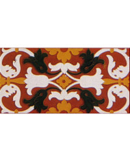 Sevillian relief tile MZ-035-02, Handmade in Seville