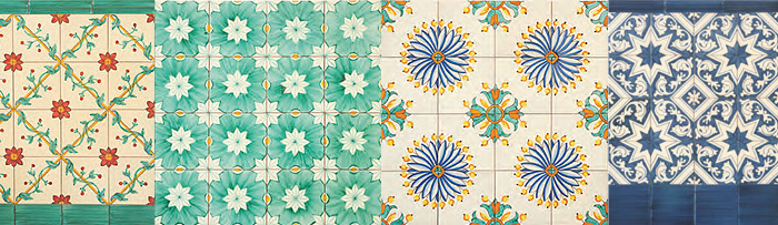 Motivos 4 azulejos