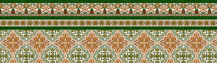 Mosaicos Sevillanos de colores